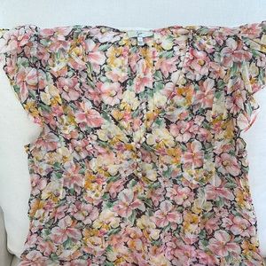 Joie Silk Top in Beautiful Flower